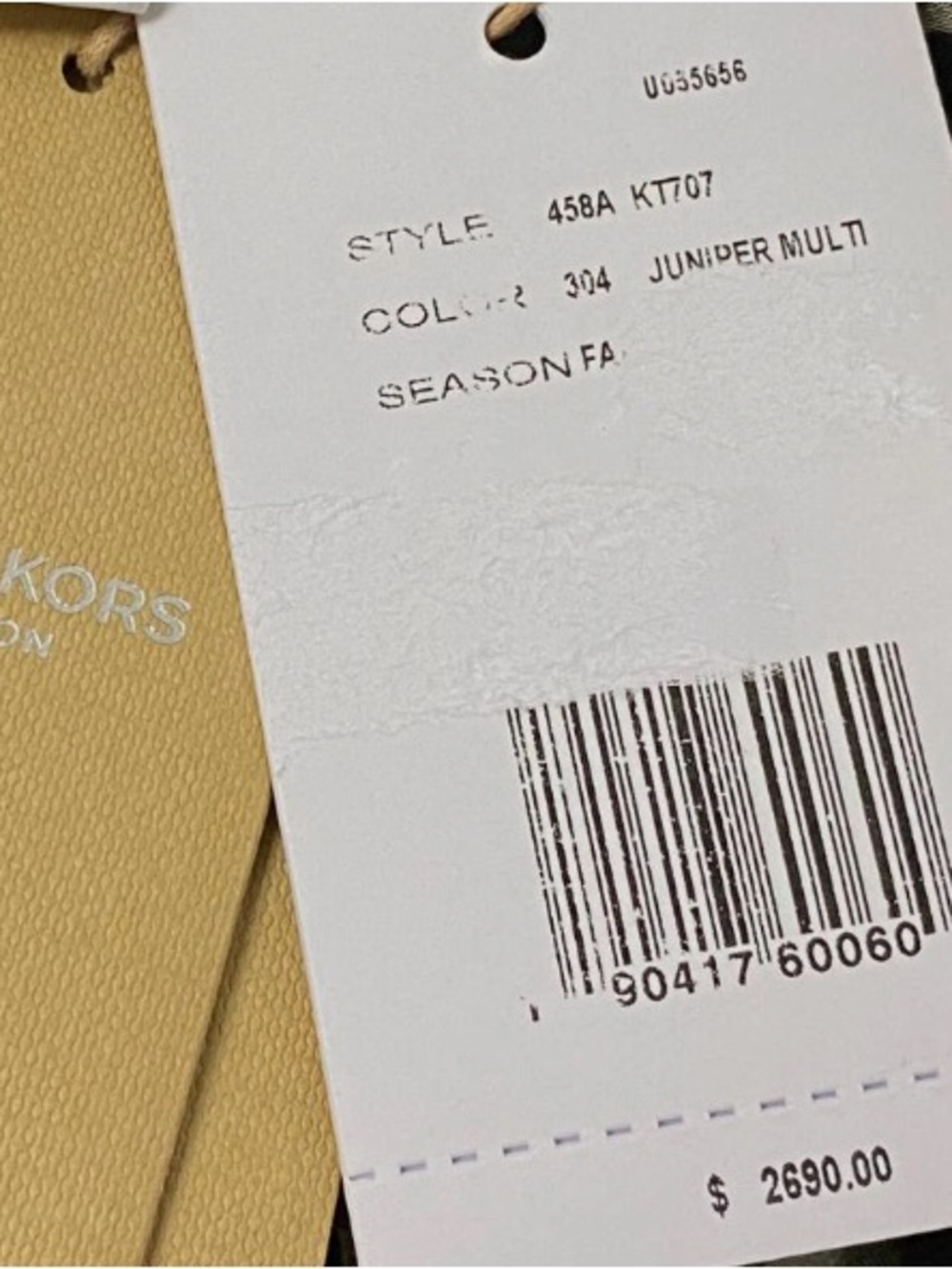 Michael Kors Silk Runway Dress in Juniper Camo print sz 12 originally $2690 - Picture 4 of 15
